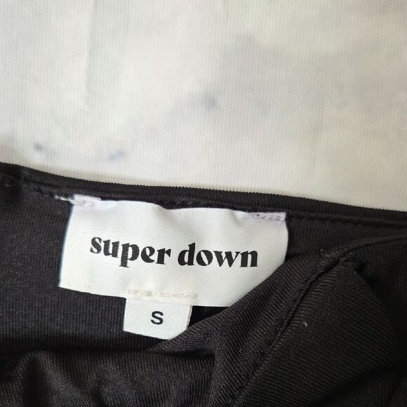 Superdown Elegant Black Strapless Mini Dress - Picture 2 of 5